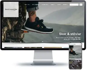Datorskärm med bootcompany.se