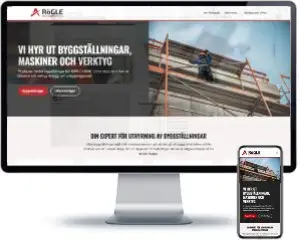 Datorskärm med roglemaskin.se